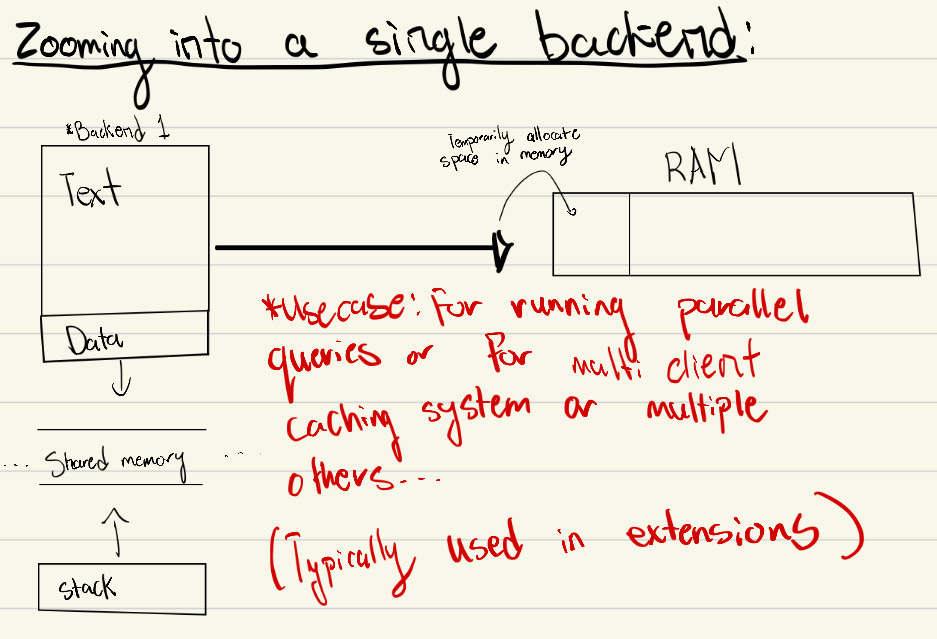 Figure 5: A single backend using the DSM API